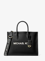 Mirella Medium Pebbled Leather Tote Bag
