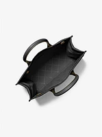 Mirella Medium Pebbled Leather Tote Bag