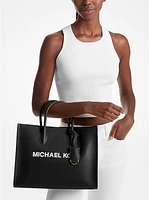 Mirella Medium Pebbled Leather Tote Bag