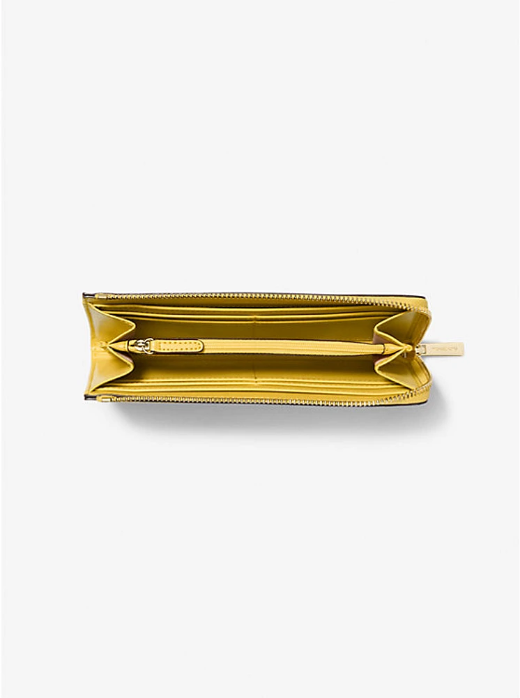 Jet Set Travel Large Signature Logo Quarter-Zip Wallet