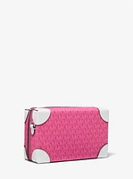 Jeanie Small Embellished Signature Logo Crossbody Bag