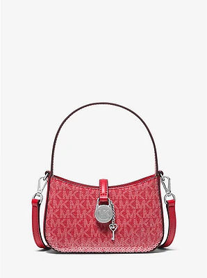 Lyra Extra-Small Signature Logo Crossbody Bag