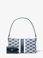 Vincent logo jacquard Pochette