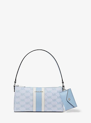 Vincent Medium Logo Jacquard Pochette with Card Case