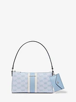 Vincent Medium Logo Jacquard Pochette with Card Case