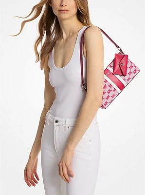 Vincent Medium Logo Jacquard Pochette with Card Case