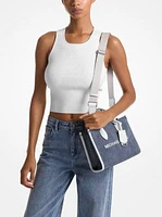 Mirella Small Denim Crossbody Bag