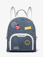 Jaycee Medium Embellished Denim Backpack