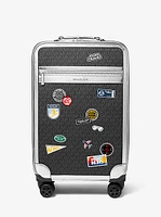 Small Embellished Signature Logo Suitcase