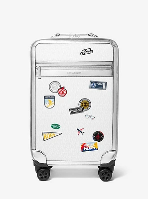 Small Embellished Signature Logo Suitcase