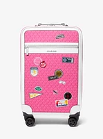 Small Embellished Signature Logo Suitcase