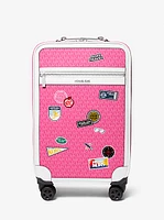 Small Embellished Signature Logo Suitcase