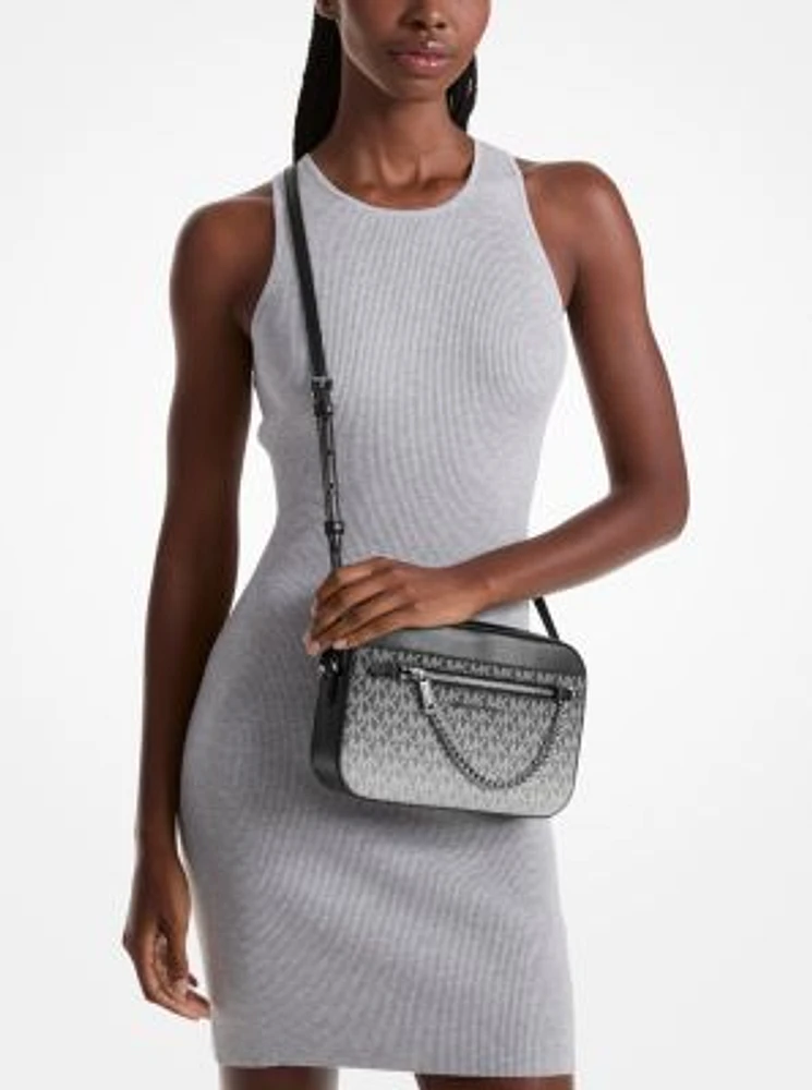 Jet Set Large Ombré Signature Logo Crossbody Body