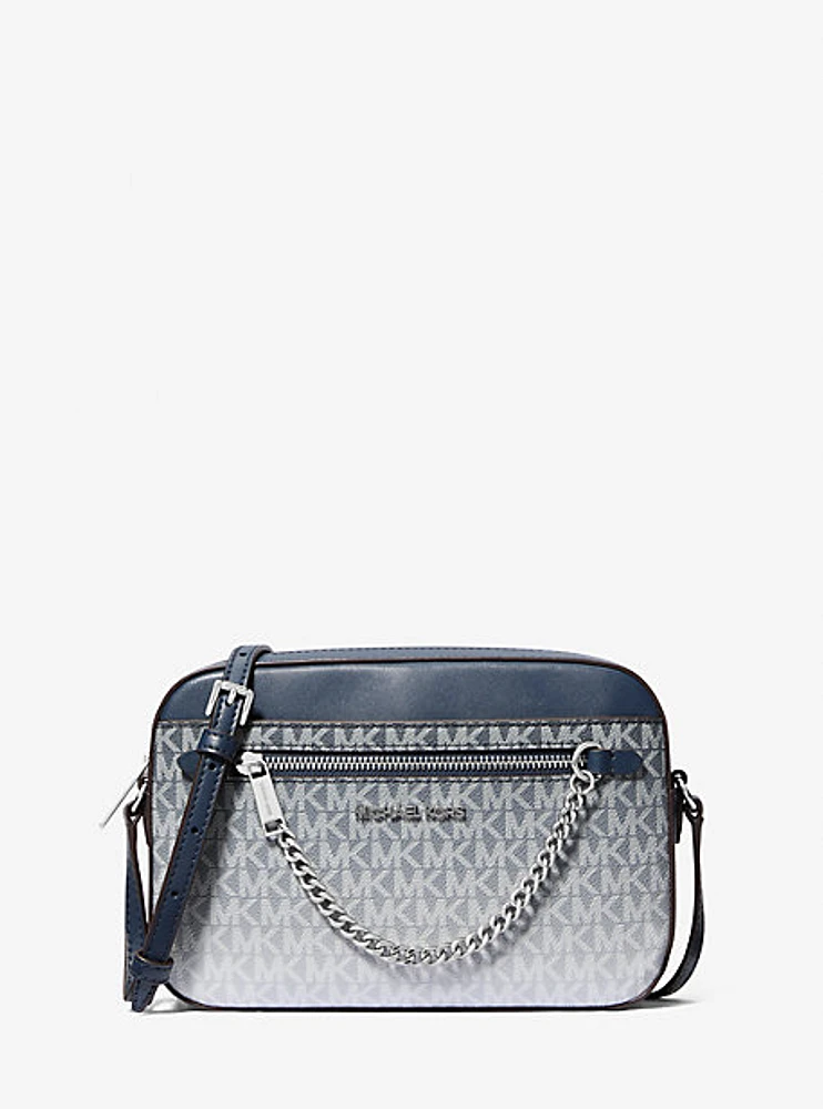 Jet Set Large Ombré Signature Logo Crossbody Body