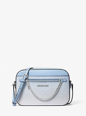 Jet Set Large Ombré Signature Logo Crossbody Body