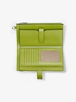 Jet Set Large Ombré Signature Logo Wristlet