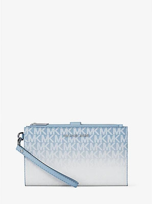 Bolso de pulsera Jet Set grande con diseño ombré y logotipo exclusivo