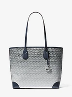 Eva Large Ombré Signature Logo Tote Bag