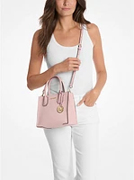 Mercer Medium Two-Tone Pebbled Leather Crossbody Bag