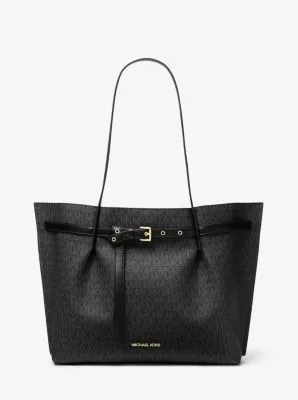 Emilia Large Logo Tote Bag