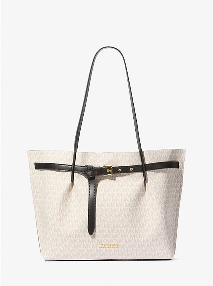 Emilia Large Logo Tote Bag