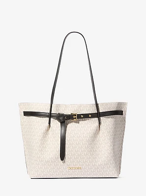 Emilia Large Logo Tote Bag