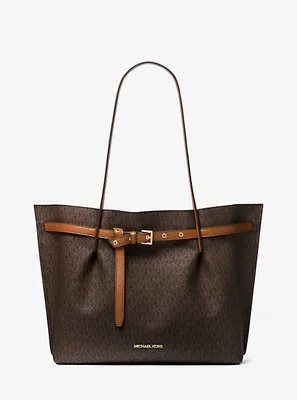 Emilia Large Logo Tote Bag