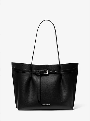 Emilia Large Pebbled Leather Tote Bag