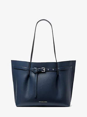 Emilia Large Pebbled Leather Tote Bag