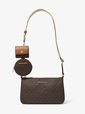 Jet Set Logo Crossbody Bag with Case for Apple Airpods Pro®