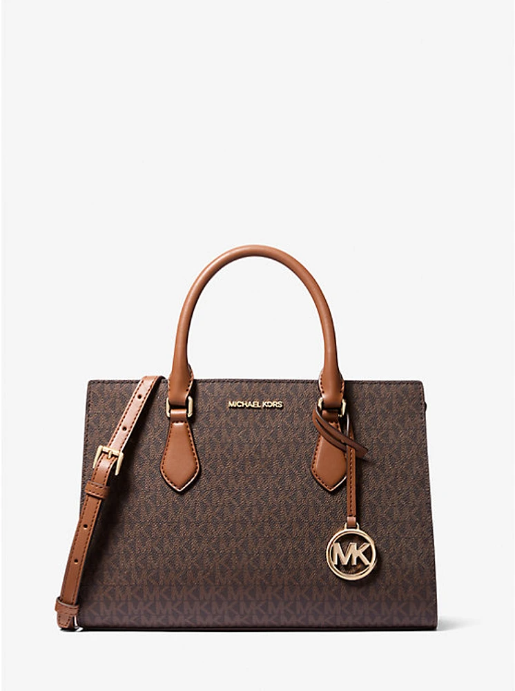 Sheila Medium Logo Satchel