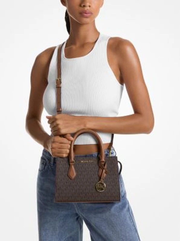 Sheila Small Signature Logo Satchel