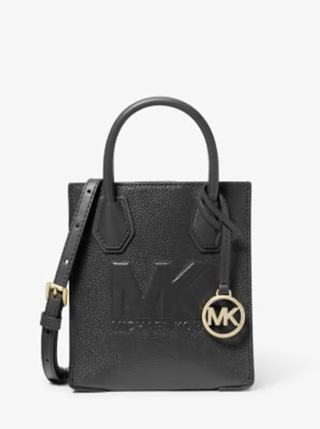 Michael Kors Mercer Extra-Small Pebbled Leather Crossbody Bag (light Sage)