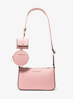 Jet Set Saffiano Leather Crossbody Bag with Case for Apple Airpods Pro®