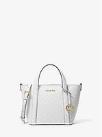 Bolso tote Pratt pequeño con logotipo Signature