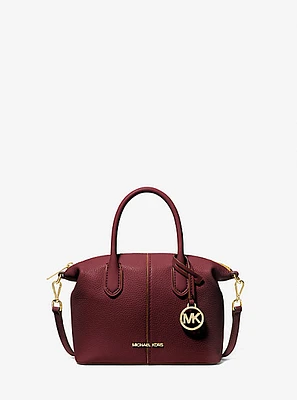 Hyde Small Pebbled Leather Satchel