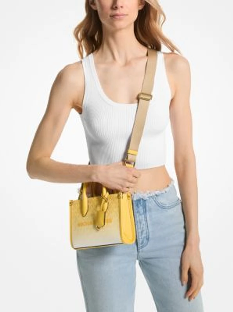 Mirella Extra-Small Ombré Logo Crossbody Bag