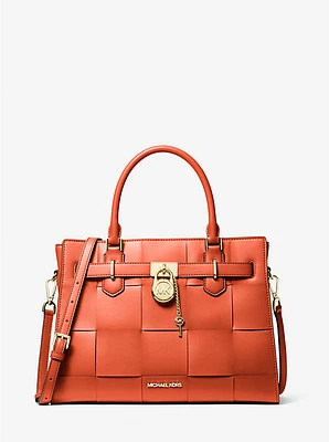 Hamilton Medium Woven Satchel