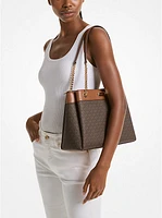 Whitney Medium Signature Logo Tote Bag