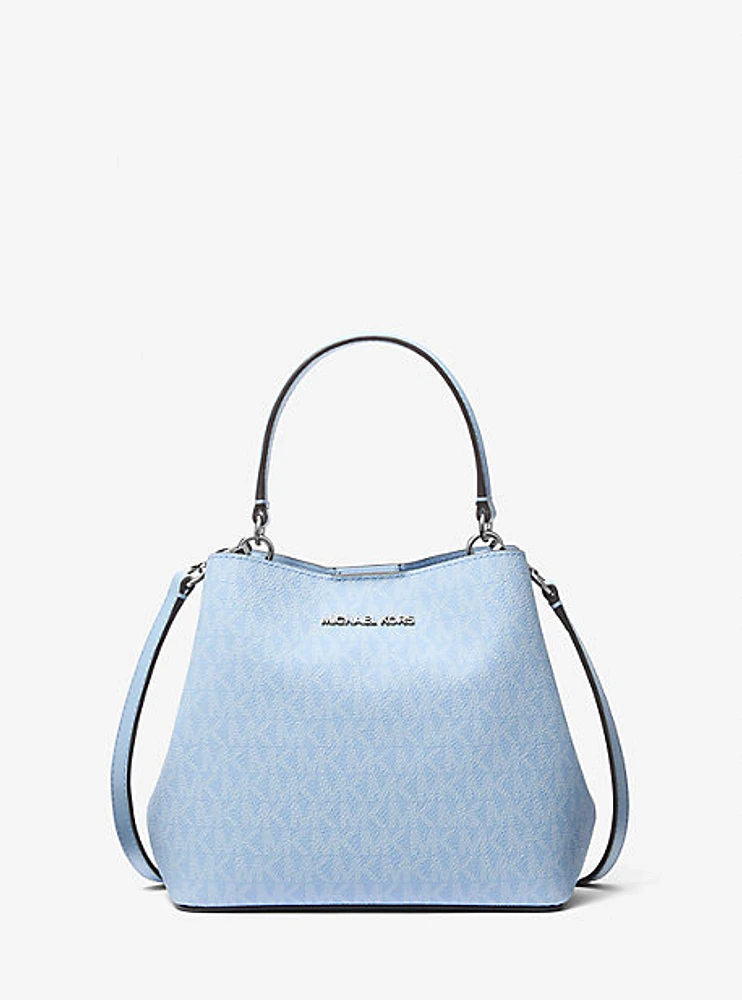 Pratt Small Signature Logo Convertible Shoulder Bag