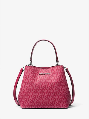 Pratt Small Signature Logo Convertible Shoulder Bag