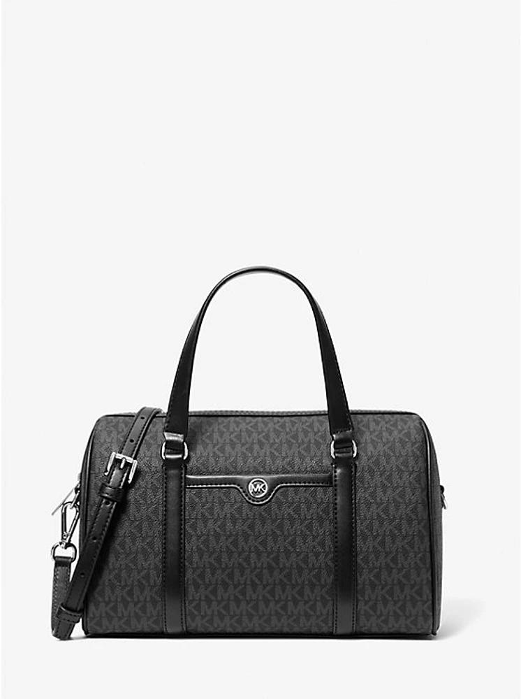 Bolso satchel Jet Set Travel mediano con logotipo exclusivo