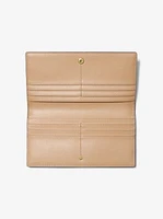 Carson Large Metallic Signature Logo Wallet