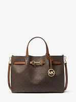 Carson Medium Signature Logo Satchel