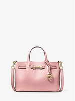 Bolso satchel Carson pequeño de piel granulado