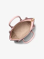 Avril Small Signature Logo Jacquard Satchel