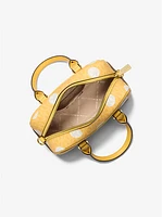 Thompson Extra-Small Polka Dot Signature Logo Satchel