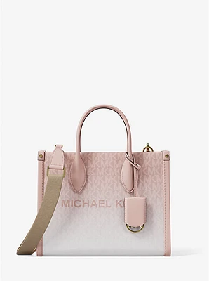 Bolso cruzado Mirella pequeño ombré con logotipo de la marca