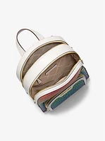 Jaycee Medium Rainbow Signature Logo Backpack