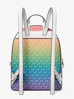 Jaycee Medium Rainbow Signature Logo Backpack
